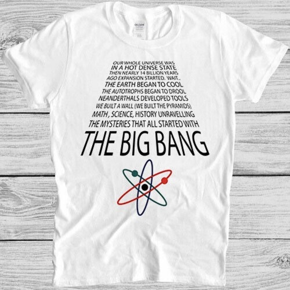 The Big Bang Theory T Shirt 511 Song Retro Cool Gift Tee